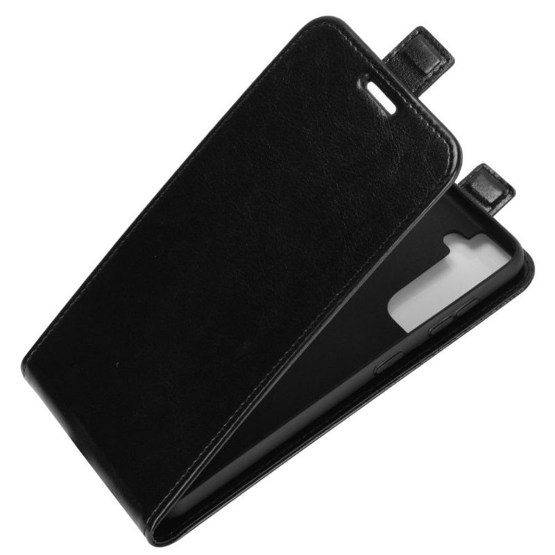 Flip Cover Samsung Galaxy S21 Plus 5G Anti-fald Læder Cover Lodret Kunstlæder