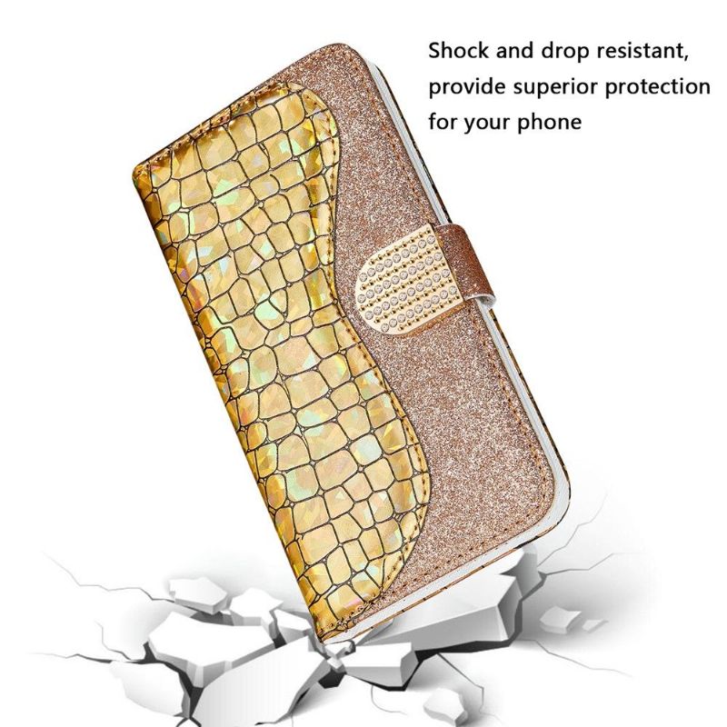 Flip Cover Samsung Galaxy S21 Plus 5G Anti-fald Luksus Croc Effekt