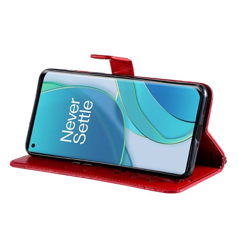 Flip Cover OnePlus 9 Supportfunktion Sommerfugle