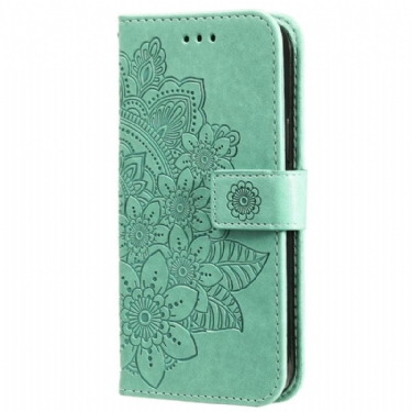 Flip Cover iPhone 16 Pro Mandala Print Med Rem