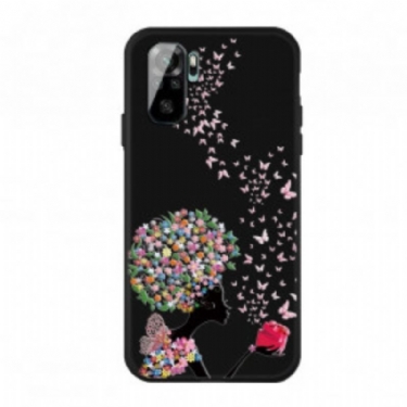 Cover Poco M5s Blomsterhoved Kvinde