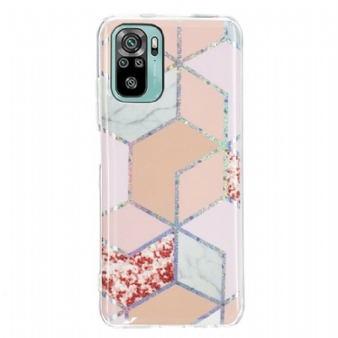 Cover Poco M5s Marmor Geometri