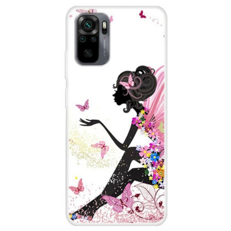 Cover Poco M5s Sommerfugledame