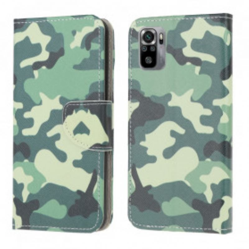 Flip Cover Poco M5s Camouflage