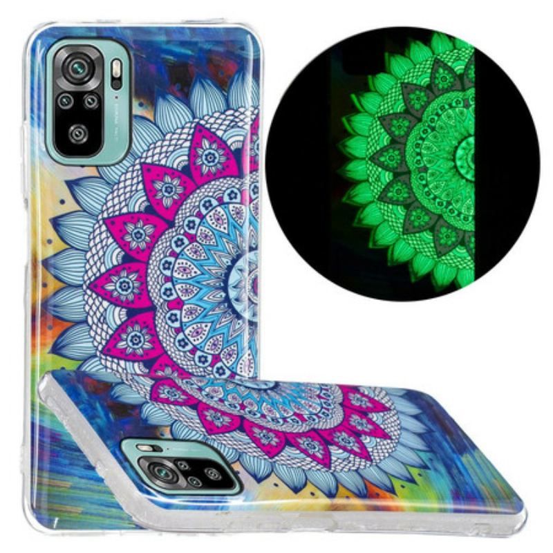 Mobilcover Poco M5s Fluorescerende Farverig Mandala