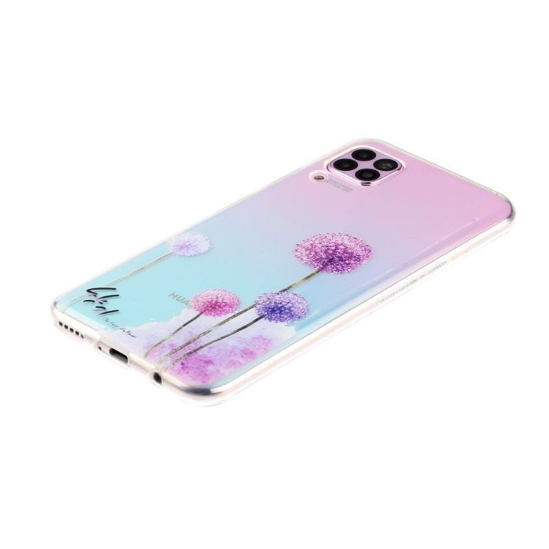 Cover Huawei P40 Lite Hemming Gennemsigtige Mælkebøtter