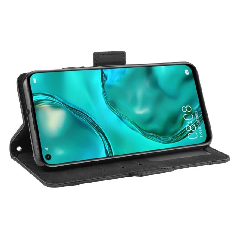 Flip Cover Huawei P40 Lite Anti-fald Punge Etui Premium Tegnebog Med Kortholder