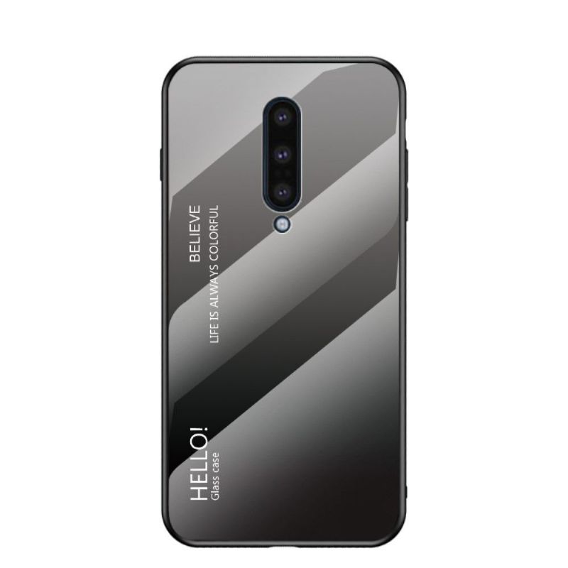 Cover OnePlus 8 Farvegradient Glasbagside