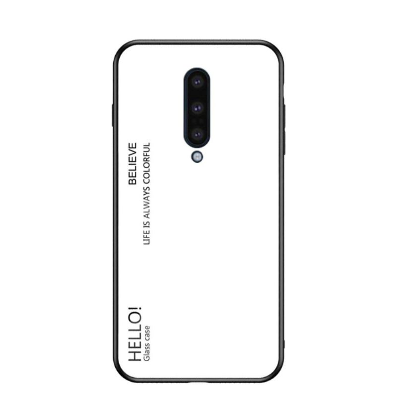 Cover OnePlus 8 Farvegradient Glasbagside