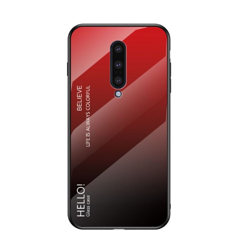 Cover OnePlus 8 Farvegradient Glasbagside