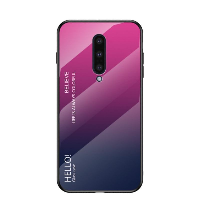 Cover OnePlus 8 Farvegradient Glasbagside