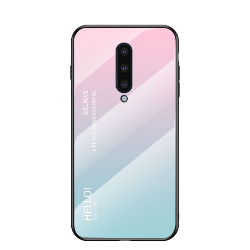 Cover OnePlus 8 Farvegradient Glasbagside