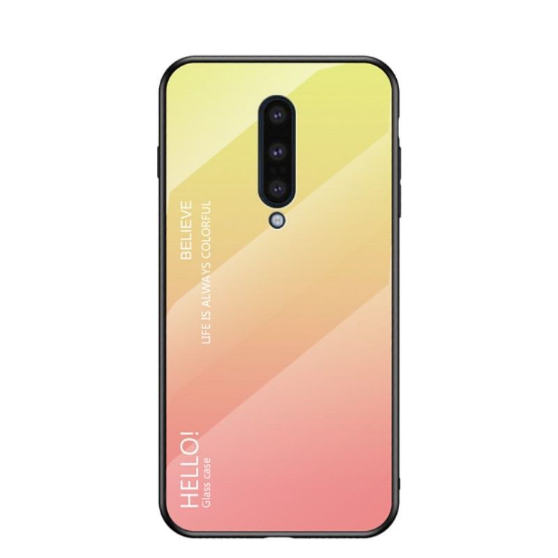 Cover OnePlus 8 Farvegradient Glasbagside