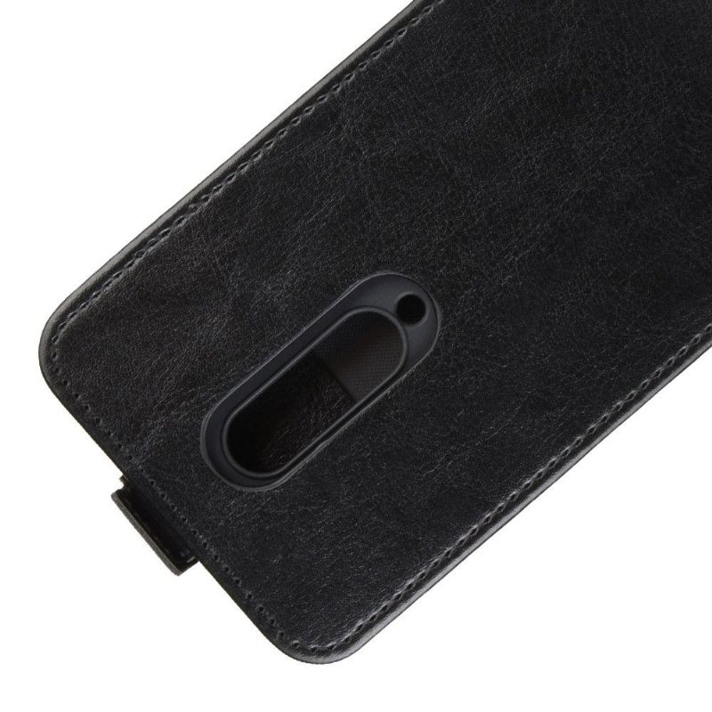 Flip Cover OnePlus 8 Hemming Læder Cover Kunstlæder Lodret