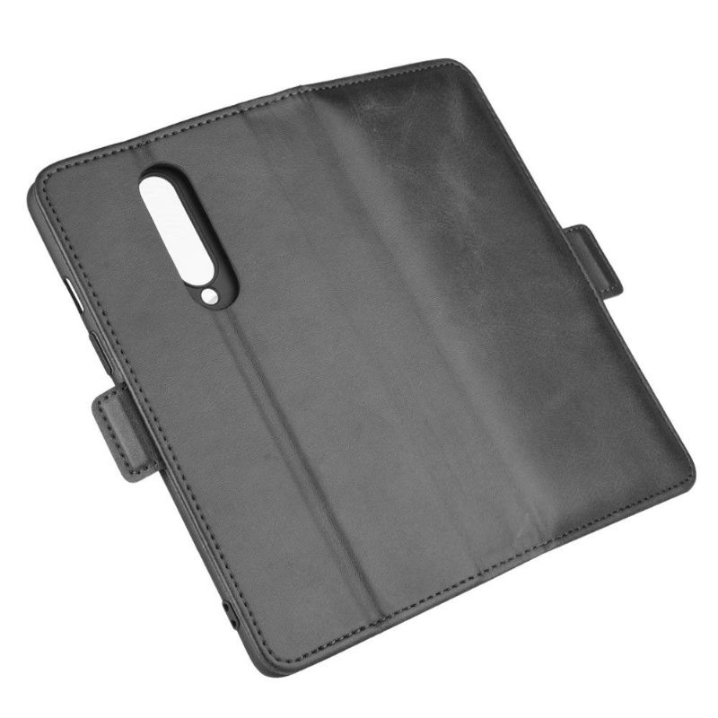 Flip Cover OnePlus 8 Punge Etui Cover I Mat Imiteret Læder