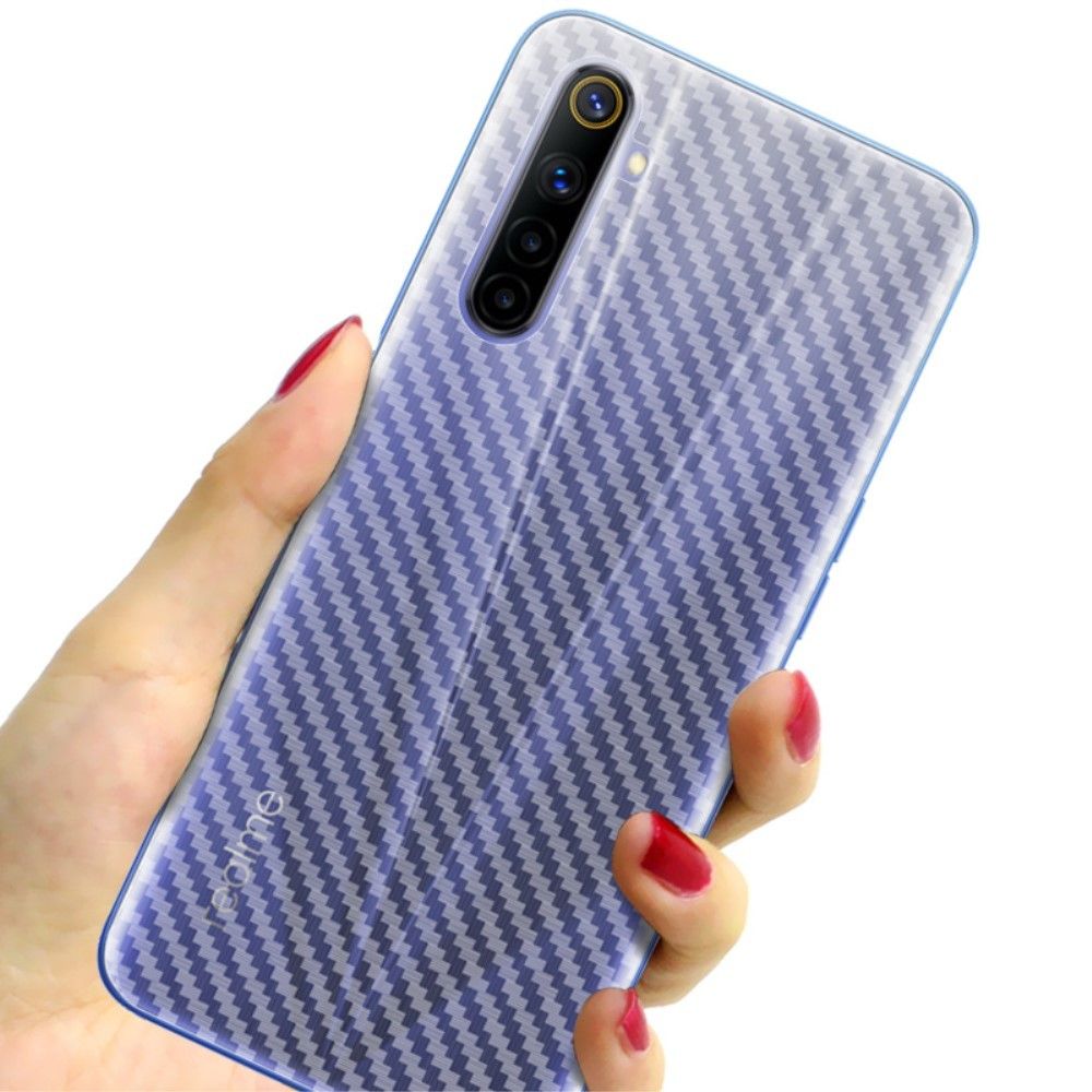 Carbon Bagfilm Til Realme 6 (2 Stk.)