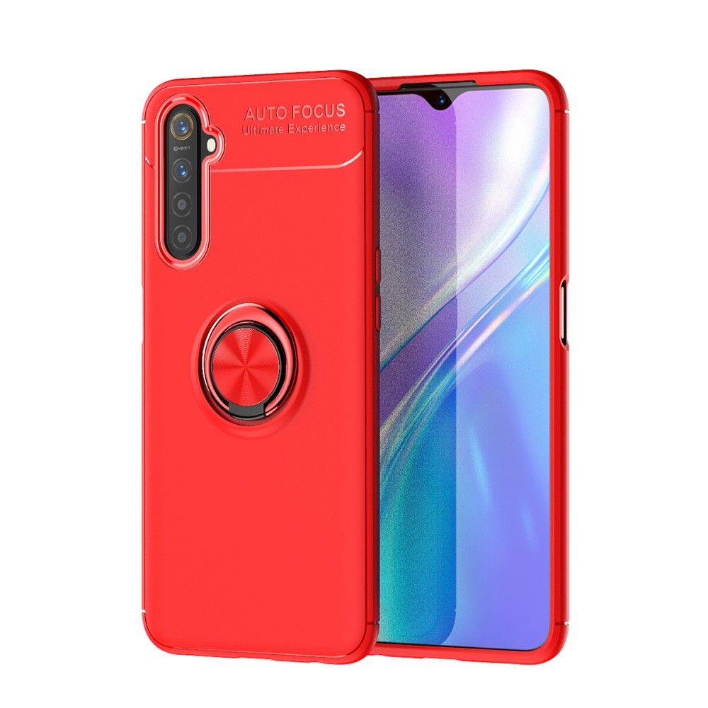 Cover Realme 6 Anti-fald Silikone Med Roterende Ring