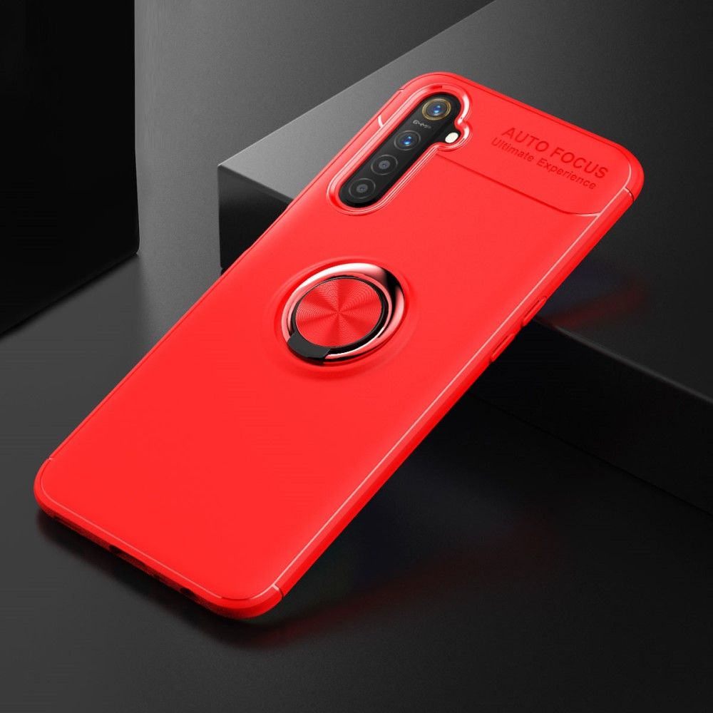 Cover Realme 6 Anti-fald Silikone Med Roterende Ring