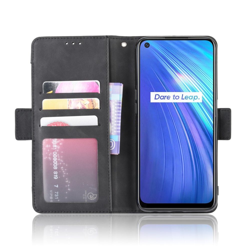 Flip Cover Realme 6 Anti-fald Premium Med Kortholder