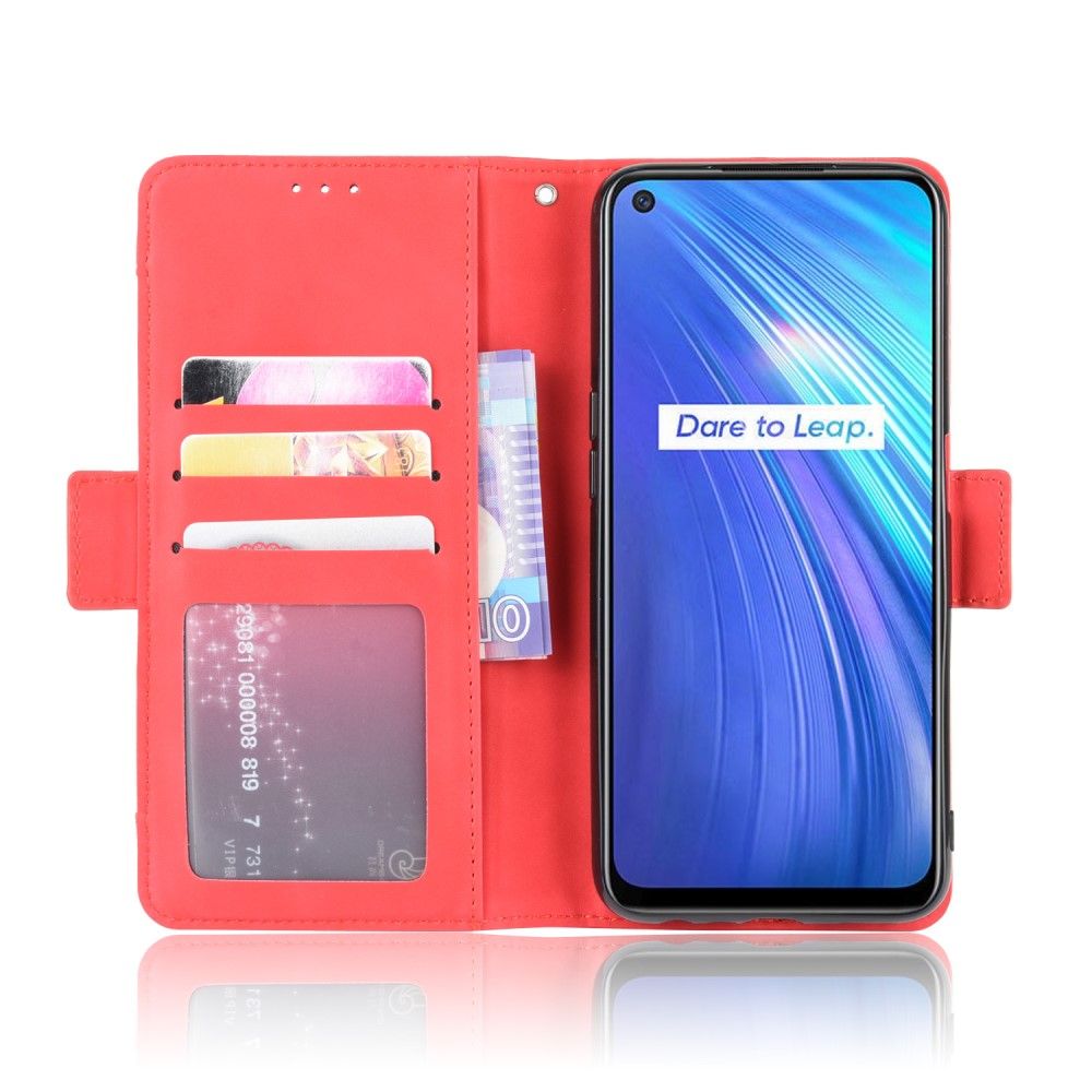 Flip Cover Realme 6 Anti-fald Premium Med Kortholder