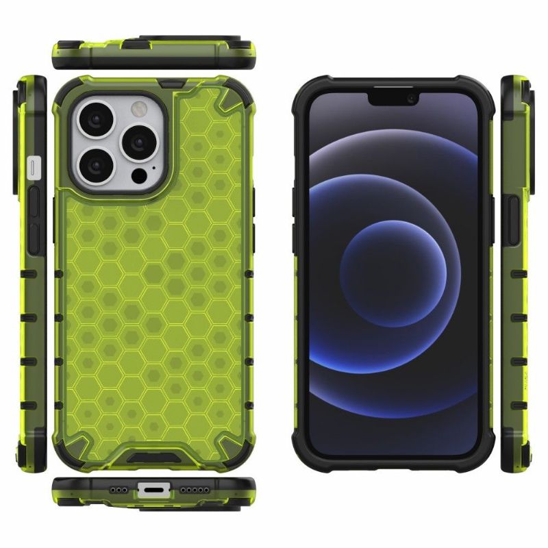 Cover iPhone 13 Pro Anti-fald Honeycomb Design