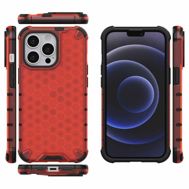 Cover iPhone 13 Pro Anti-fald Honeycomb Design