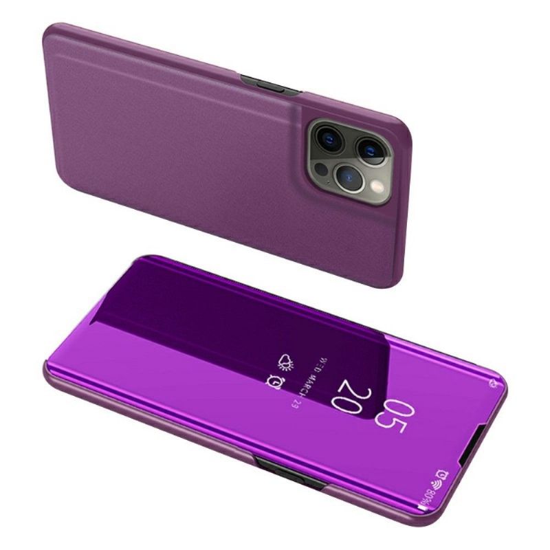 Cover iPhone 13 Pro Flip Cover Spejleffekt