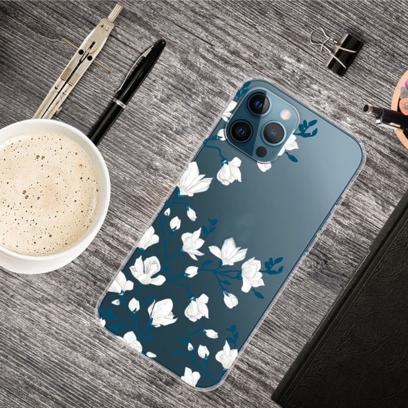 Cover iPhone 13 Pro Hvide Blomster