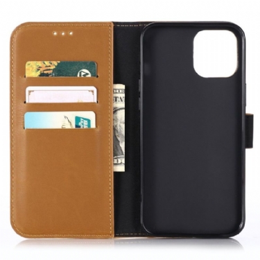 Etui iPhone 13 Pro Flip Cover Retro Kunstlæder