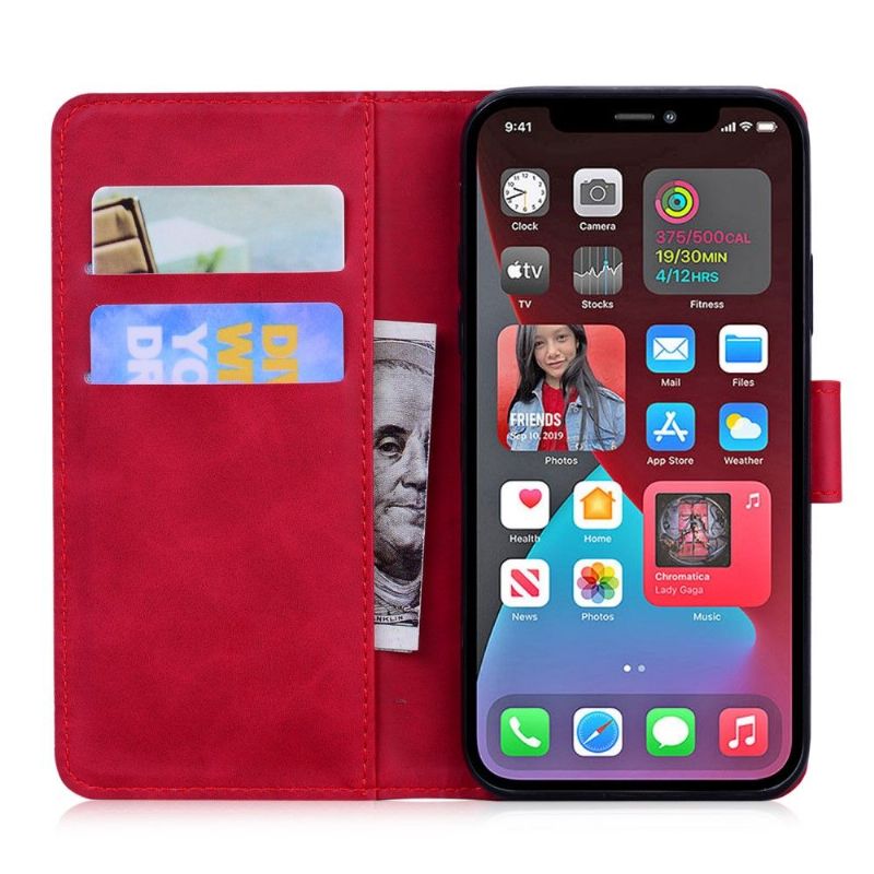 Flip Cover iPhone 13 Pro Anti-fald Roman Soft Touch