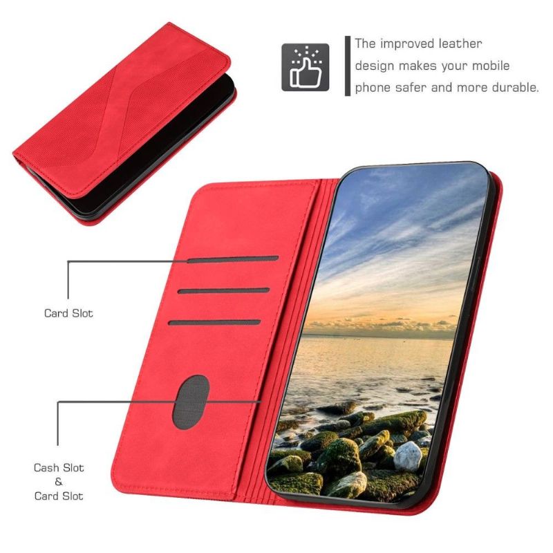 Flip Cover iPhone 13 Pro Anti-fald S Shape Business