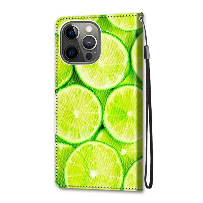 Flip Cover iPhone 13 Pro Citron