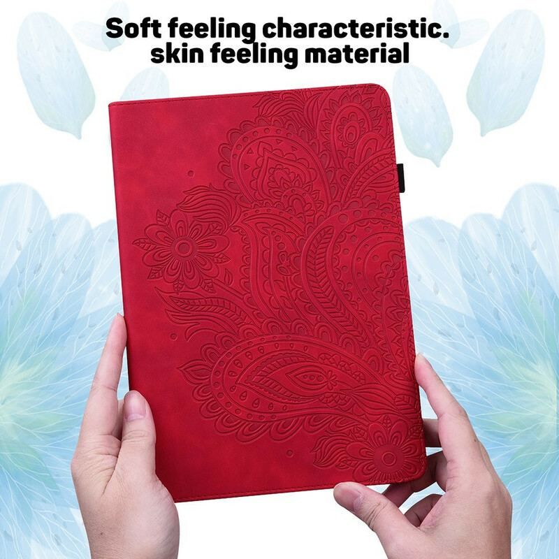 Etui Samsung Galaxy Tab A7 Lite Blomster Mandala