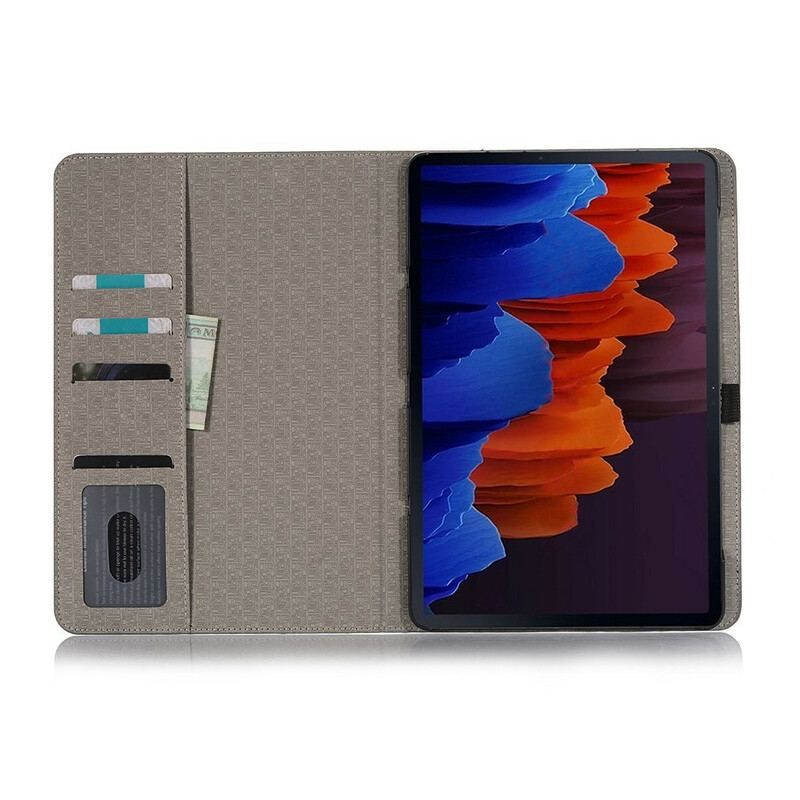 Etui Samsung Galaxy Tab S8 Plus / Tab S7 Plus Verdenskort