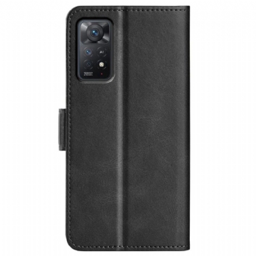 Case Xiaomi Redmi Note 11 Pro / 11 Pro 5G Original Punge Cover I Mat Imiteret Læder