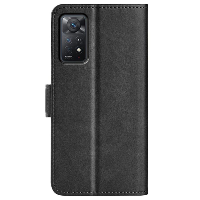 Case Xiaomi Redmi Note 11 Pro / 11 Pro 5G Original Punge Cover I Mat Imiteret Læder