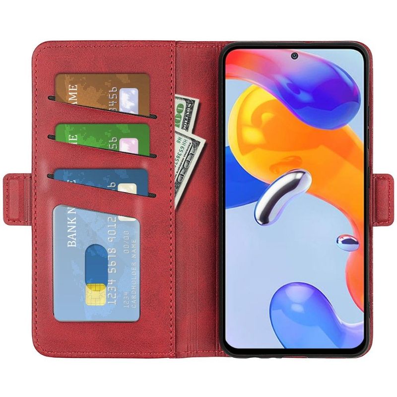 Case Xiaomi Redmi Note 11 Pro / 11 Pro 5G Original Punge Cover I Mat Imiteret Læder