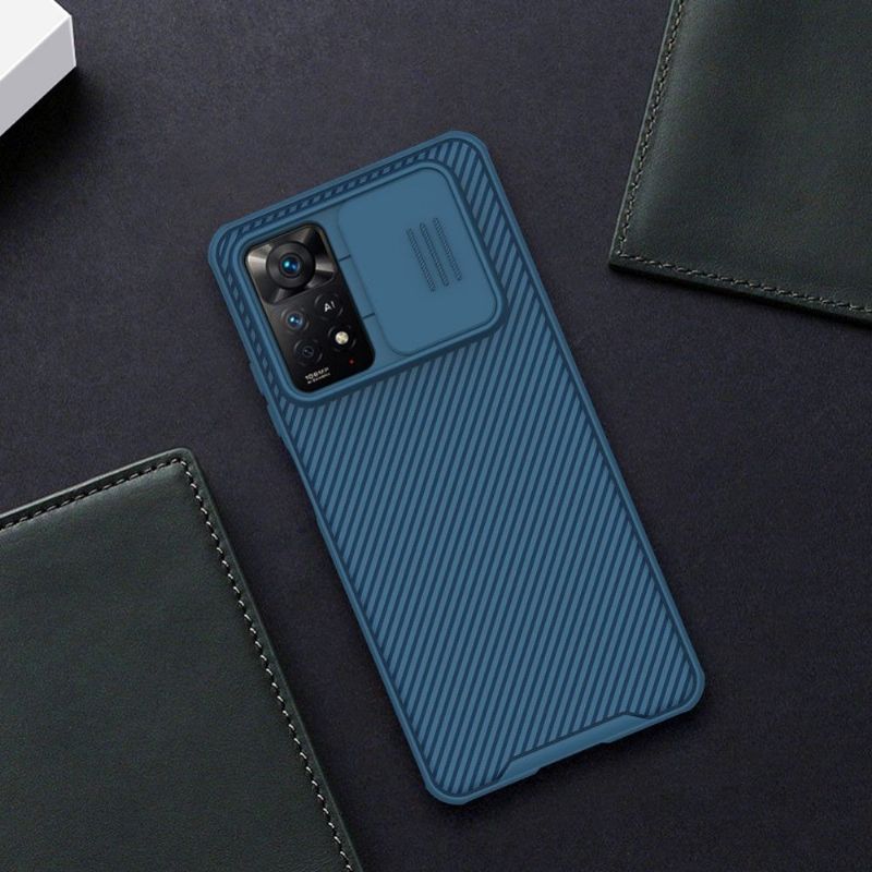 Cover Xiaomi Redmi Note 11 Pro / 11 Pro 5G Anti-fald Knastskærm Med Bageste Objektivdæksel