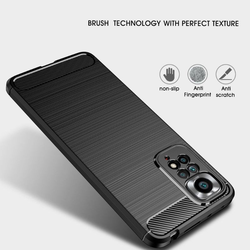 Cover Xiaomi Redmi Note 11 Pro / 11 Pro 5G Hemming Fleksibel Børstet Effekt