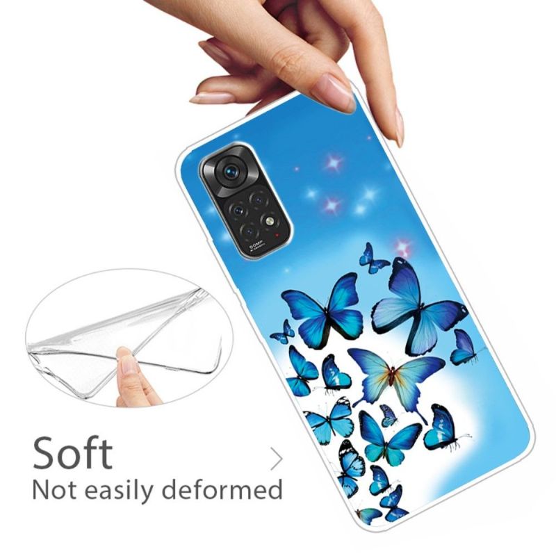 Cover Xiaomi Redmi Note 11 Pro / 11 Pro 5G Rød Blomst