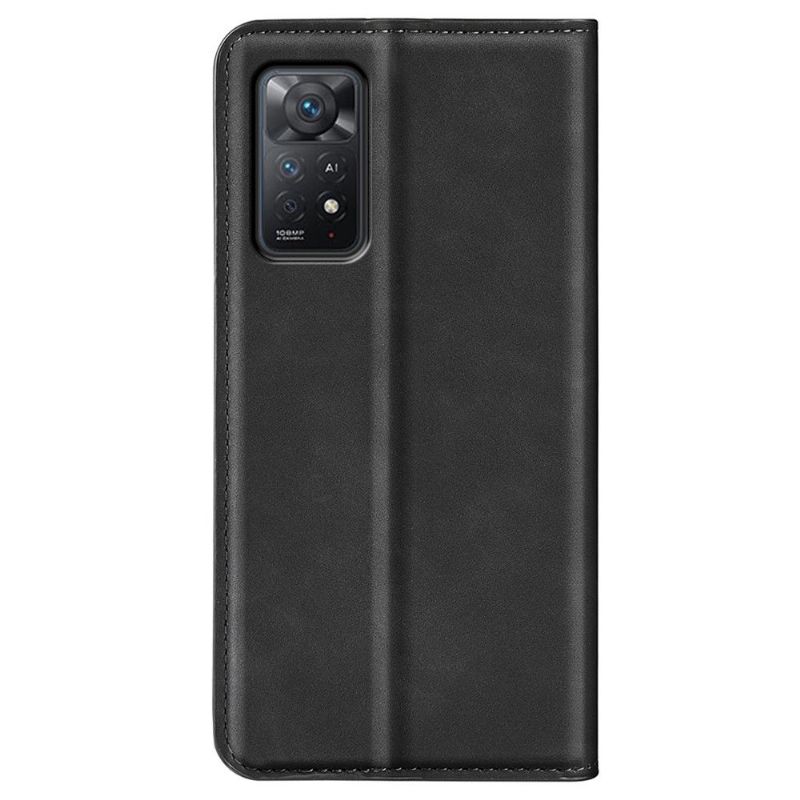 Etui Xiaomi Redmi Note 11 Pro / 11 Pro 5G Stativ I Imiteret Læder