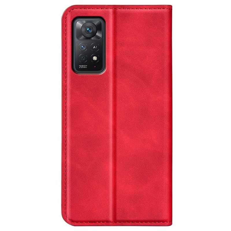 Etui Xiaomi Redmi Note 11 Pro / 11 Pro 5G Stativ I Imiteret Læder