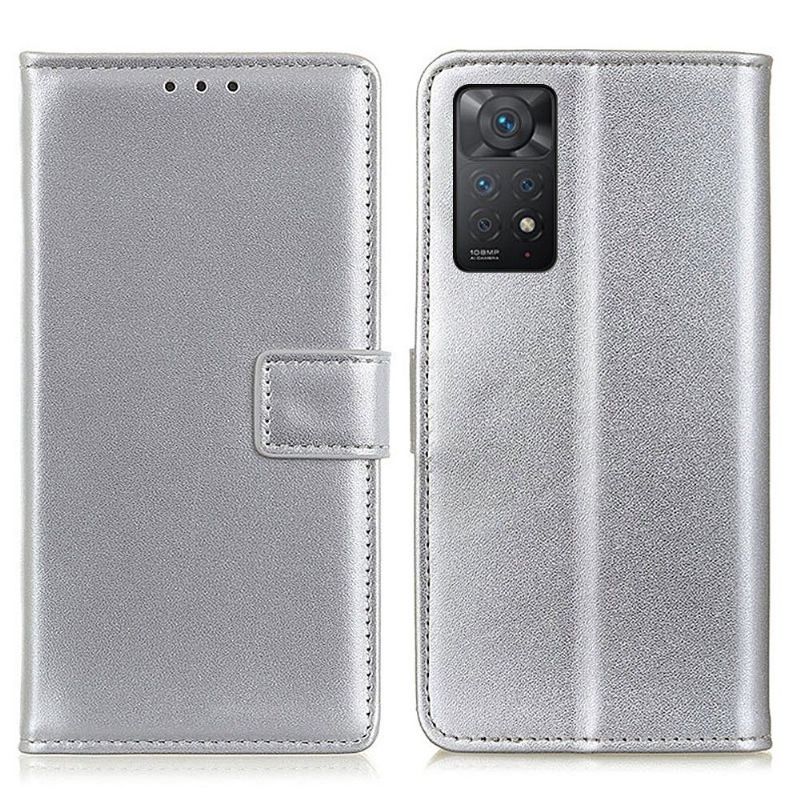 Flip Cover Xiaomi Redmi Note 11 Pro / 11 Pro 5G Basic Imiteret Læder