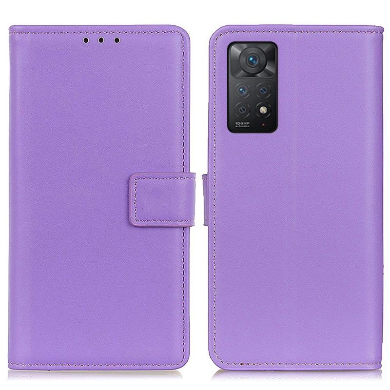 Flip Cover Xiaomi Redmi Note 11 Pro / 11 Pro 5G Basic Imiteret Læder