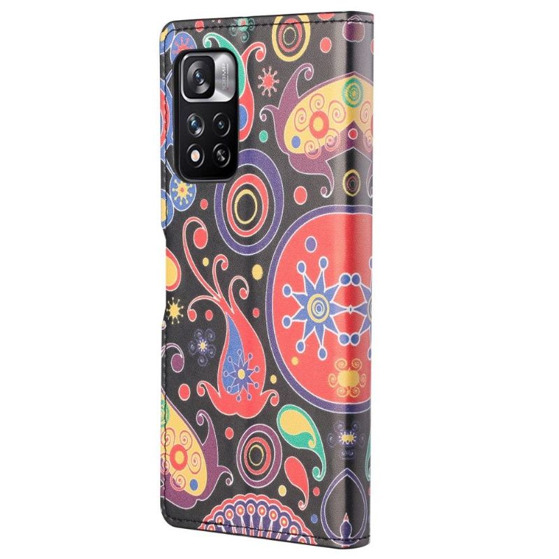 Flip Cover Xiaomi Redmi Note 11 Pro / 11 Pro 5G Paisley Blomst