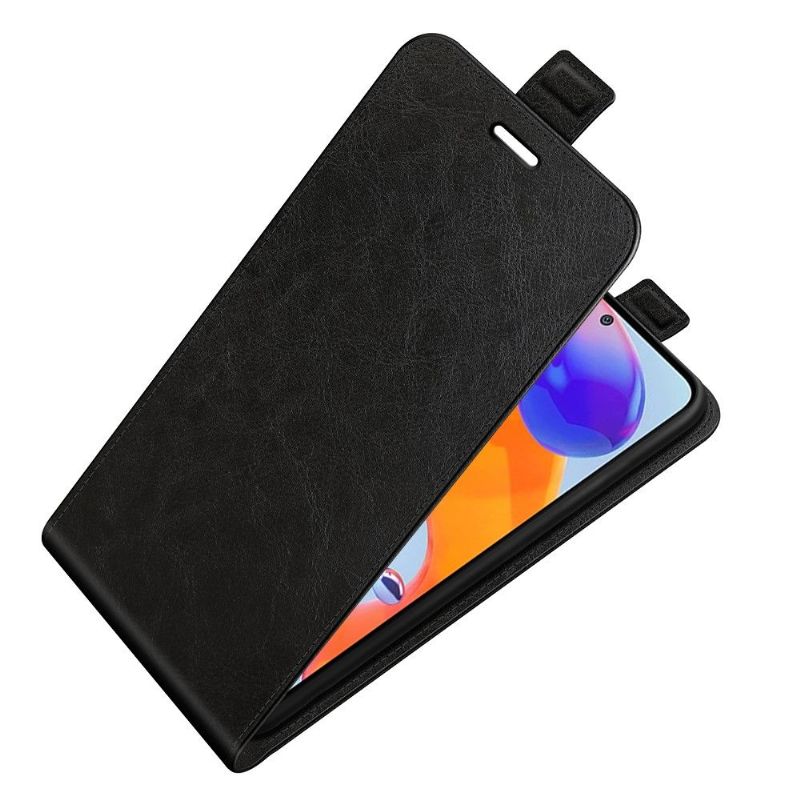 Læder Cover Xiaomi Redmi Note 11 Pro / 11 Pro 5G Original Flip Cover Lodret Imiteret Læder