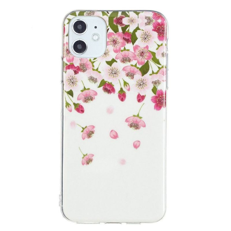 Cover iPhone 11 Fluorescerende Blomster