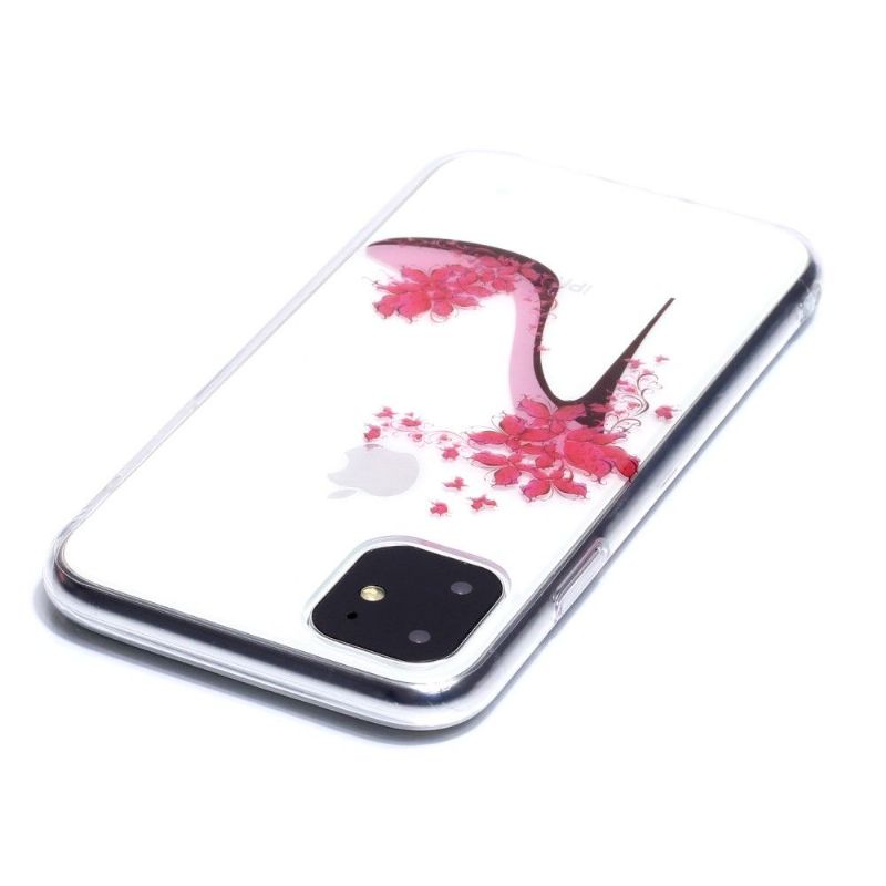 Cover iPhone 11 Gennemsigtig Blomsterhæl