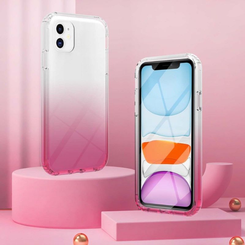 Cover iPhone 11 Gradient Med Hærdet Glas