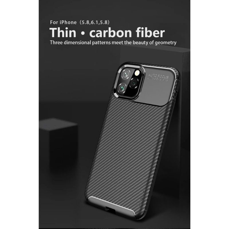 Cover iPhone 11 Ipaky Carbon Fiber Coating